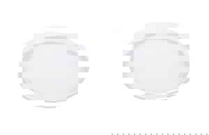 3/4 x 12 in. 22W 1-Light Integrated LED Flush Mount Ceiling Fixture in White